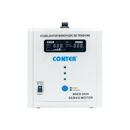 Stabilizator monofazic de tensiune Conter MSER-8000 V2, 8000 VA / 6000 W, cu servomotor, 230V [2]