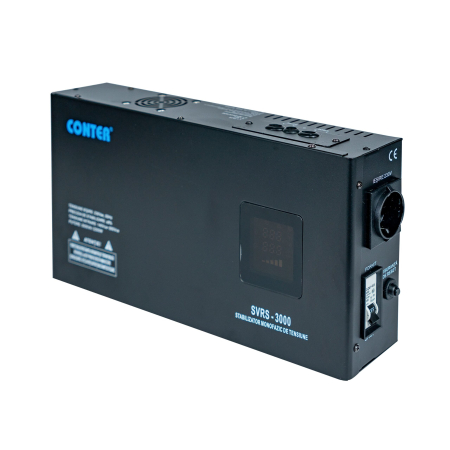 Stabilizator monofazic de tensiune Conter SVR-S 5000 VA, cu releu, 230V [1]