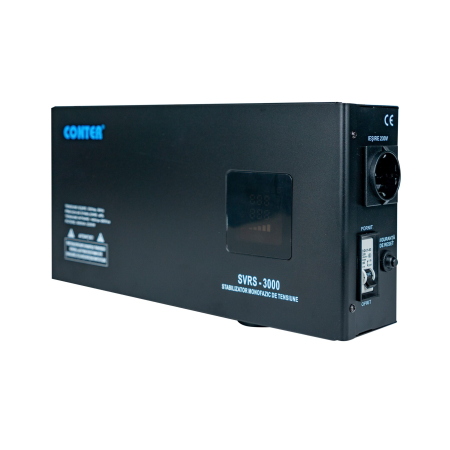 Electrice - Stabilizator monofazic de tensiune Conter SVR-S 5000 VA, cu releu, 230V