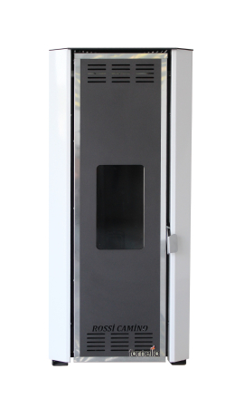 Termoșemineu pe peleți Fornello Camino Rossi 25 kW, pompă Grundfos, arzător inox [3]