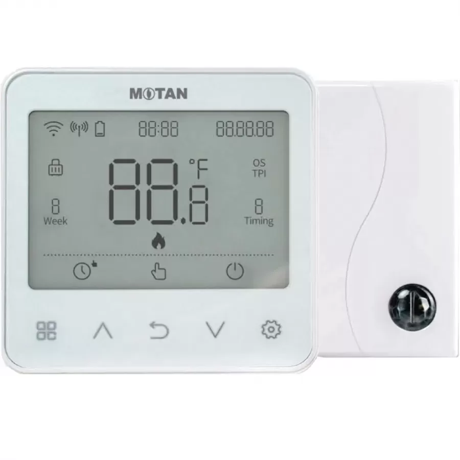 Accesorii de montaj - Termostat ambiental wireless Motan TH617-RTS RF, programabil 7 zile, OpenTherm / ON-OFF