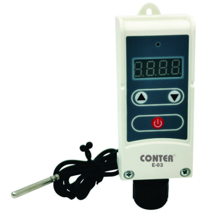 Termostate de contact si imersie - Termostat electronic capilar CONTER E-03, pentru control temperatura instalatii termice