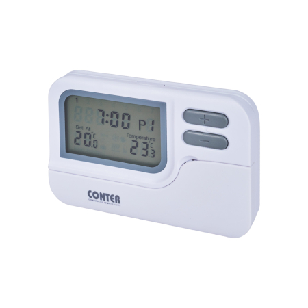 Termostat electronic digital cu fir CONTER T7, programabil, pentru centrala termica si sisteme de incalzire [1]