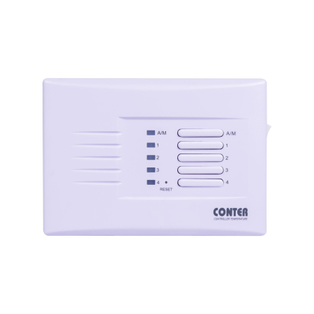 Termostat electronic programabil multizona CONTER N4, 1 receptor RX + 2 termostate TX, control 2 zone [1]