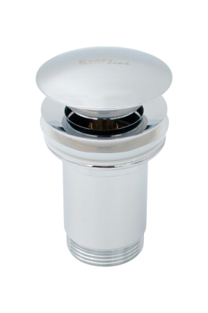 Sifoane si rigole - Ventil lavoar Ermetiq Click-Clack cu preaplin 1 1/4", VEN-A1006