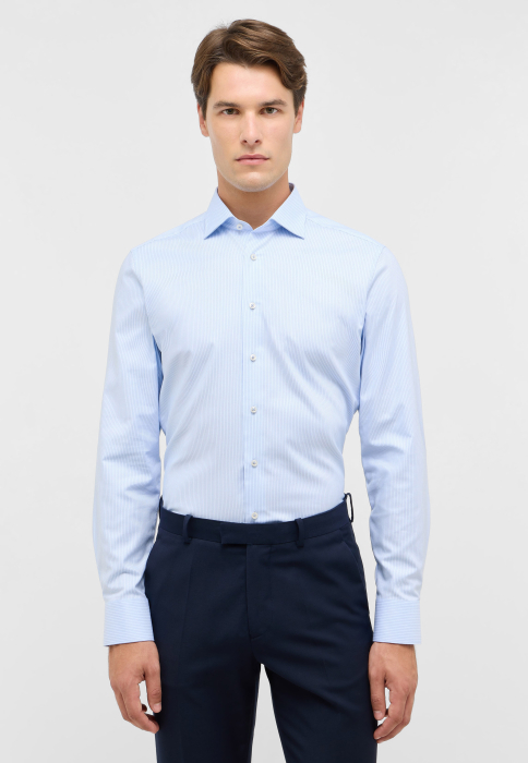 Camasa bleu, slim fit, pentru barbati, 100% bumbac, maneca lunga, model 1090/11 F170 Eterna [1]
