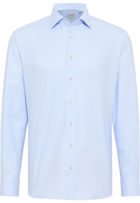 Camasa bleu, modern fit, pentru barbati, 100% bumbac, maneca lunga, model 1090/11 X18K Eterna [2]
