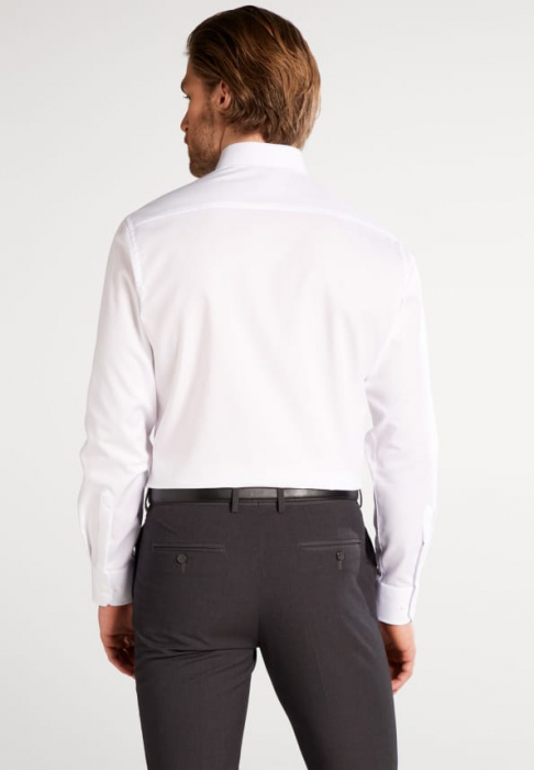 Camasa alba, modern fit, pentru barbati, 100% bumbac, maneca lunga, model 1100/00 X177 Eterna [3]