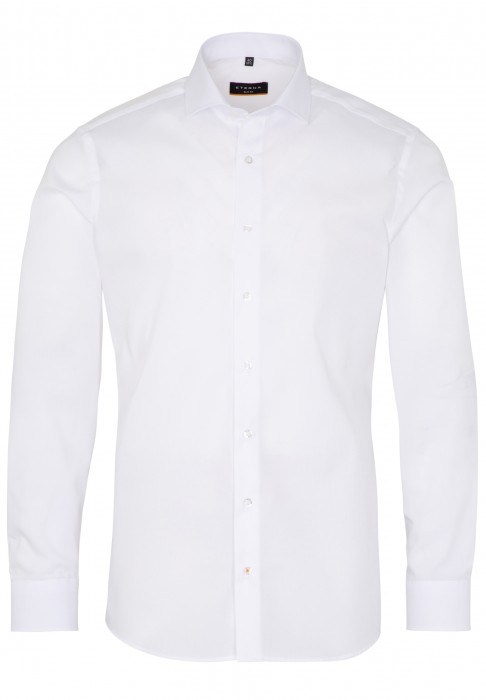 Camasa alba, slim fit, pentru barbati, 100% bumbac, maneca lunga, model 1100/00 F182 Eterna [5]