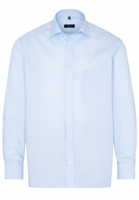 Camasa bleu, confort fit, pentru barbati, 100% bumbac, maneca lunga, model 1100/10 E187 Eterna [5]