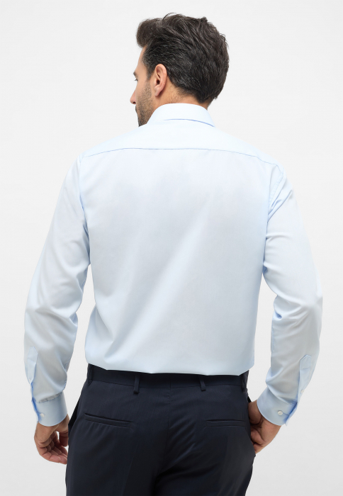 Camasa bleu, modern fit, pentru barbati, 100% bumbac, maneca lunga, model 1100/10 X19K Eterna [2]