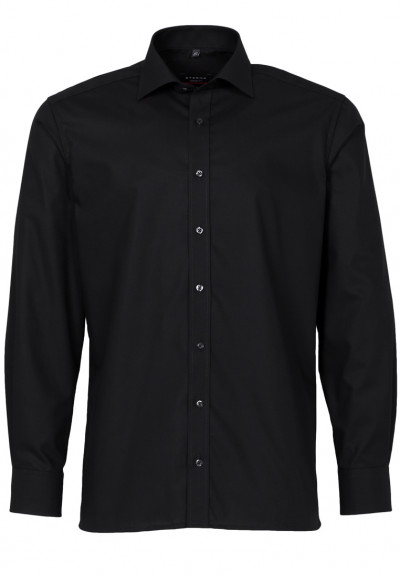 Camasa neagra, modern fit, pentru barbati, 100% bumbac, maneca lunga, model 1100/39 X177 Eterna [6]