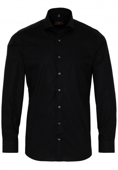 Camasa neagra, modern fit, pentru barbati, 100% bumbac, maneca lunga, model 1100/39 X177 Eterna [5]