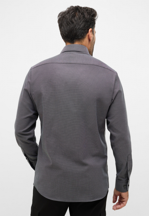 Camasa gri, modern fit, pentru barbati, 100% bumbac, maneca lunga, model 1160/38 X19K Eterna [2]