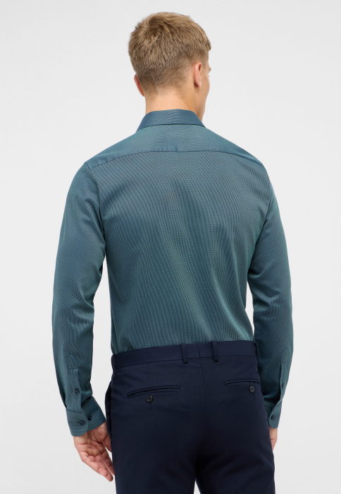 Camasa blue, slim fit, pentru barbati, 100% bumbac, maneca lunga, model  1178/63 F182 Eterna [3]