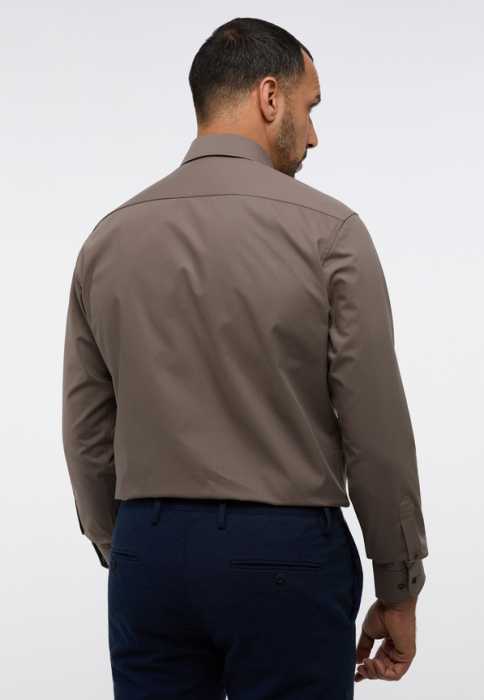 Camasa maro, modern fit, pentru barbati, 100% bumbac, maneca lunga, model 1300/34 X149 Eterna [3]