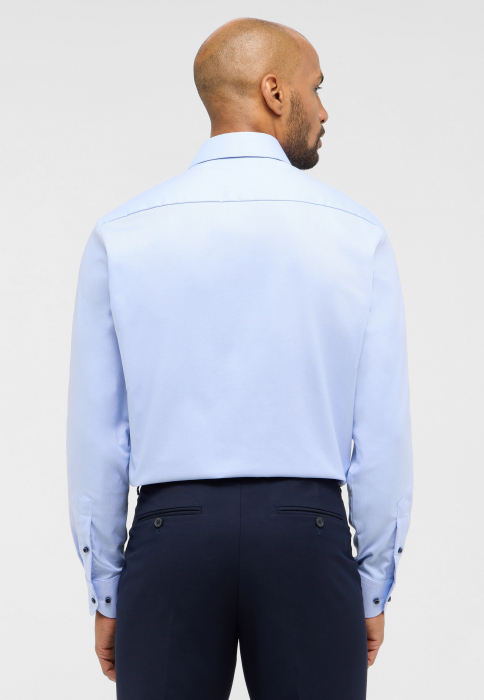 Camasa bleu, confort fit, pentru barbati, 100% bumbac, maneca lunga, model  2132/12 E181 Eterna [3]
