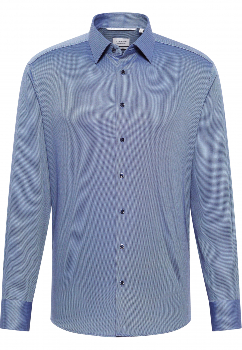 Camasa albastra, modern fit, pentru barbati, 100% bumbac, maneca lunga, model 2132/17 X171 Eterna [5]
