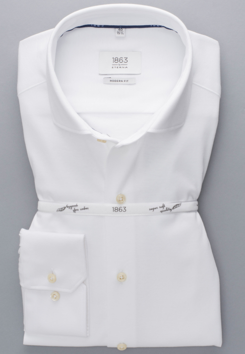Camasa jerse, modern fit, pentru barbati, 100% bumbac, maneca lunga, model  2159/00 JS82 Eterna [7]