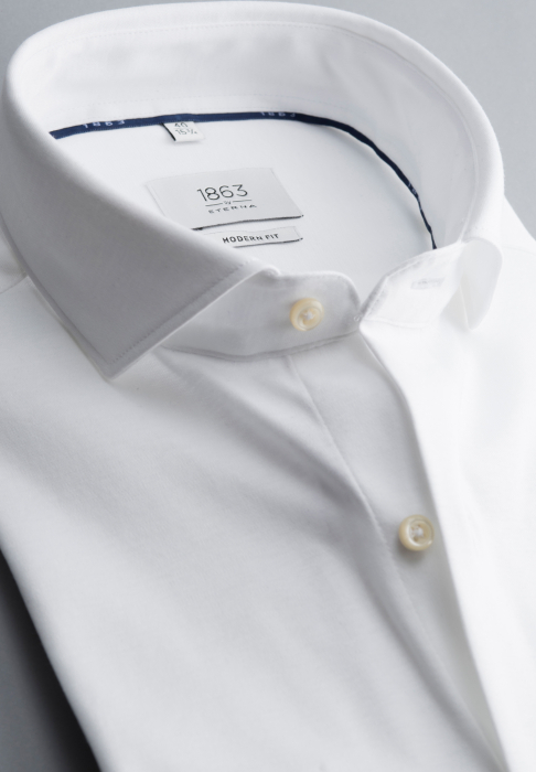 Camasa jerse, modern fit, pentru barbati, 100% bumbac, maneca lunga, model  2159/00 JS82 Eterna [4]