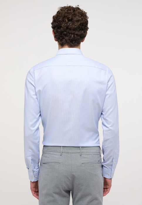 Camasa bleu, slim fit, pentru barbati, 100% bumbac, maneca lunga, model 3116/12 F159 Eterna [3]