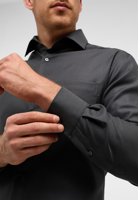 Camasa antracit, modern fit, pentru barbati, 100% bumbac, maneca lunga, model 3116/38 X169 Eterna 48 [3]