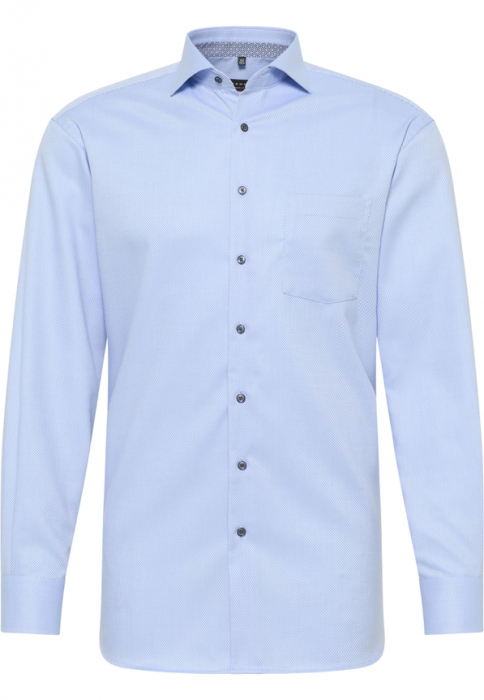 Camasa bleu, modern fit, pentru barbati, 100% bumbac, maneca lunga, model 3324/12 X95K Eterna [5]