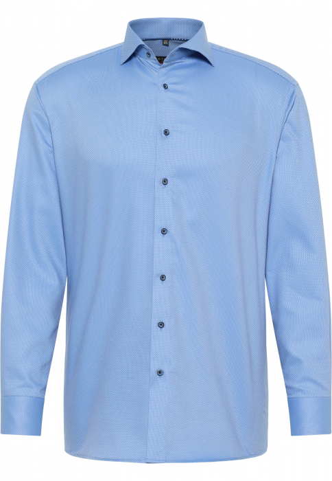 Camasa albastra, modern fit, pentru barbati, 100% bumbac, maneca lunga, model 3324/14 X18K Eterna [5]