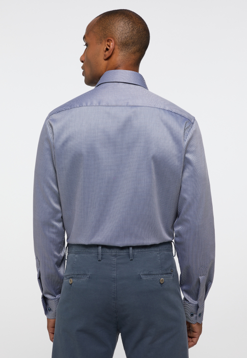 Camasa texturata, modern fit, pentru barbati, 100% bumbac, maneca lunga, model 3324/18 X18K Eterna [3]