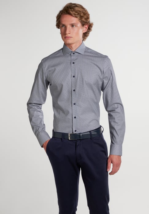 Camasa verde, slim fit, pentru barbati, maneca lunga, model 3379 48 F182 Eterna