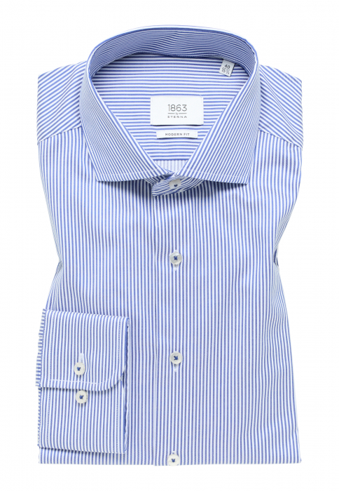Camasa dungi, modern fit, pentru barbati, 100% bumbac, maneca lunga, model 3961/16 X682 Eterna [6]