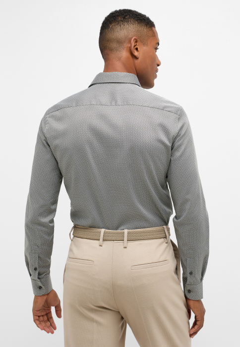 Camasa verde, slim fit, pentru barbati, 100% bumbac, maneca lunga, model 4002/48 F170 72 Eterna 44 [5]