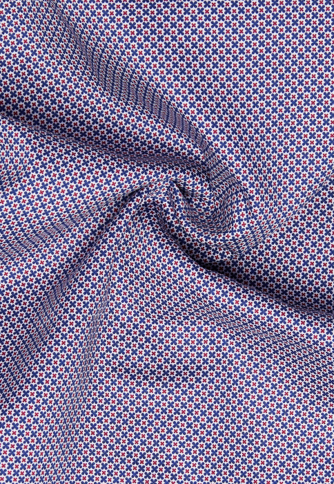 Camasa albastra, modern fit, pentru barbati, 100% bumbac, maneca lunga, model 4002/56 X18K Eterna [4]