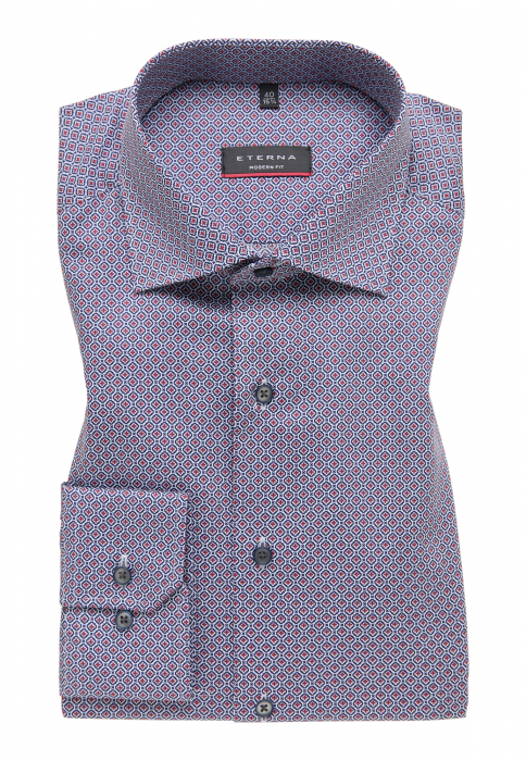 Camasa imprimeu, modern fit, pentru barbati, 100% bumbac, maneca lunga, model  4093/58 X18K Eterna [6]