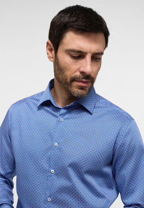 Camasa imprimeu, modern fit, pentru barbati, 100% bumbac, maneca lunga, model  4106/14 X18P Eterna [3]