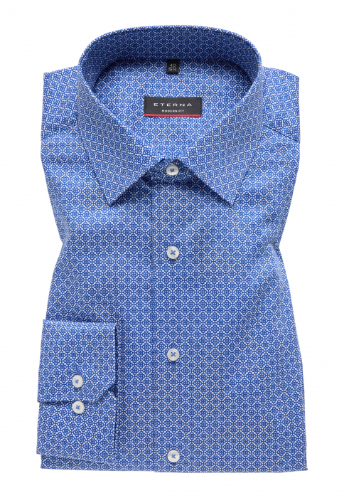 Camasa imprimeu, modern fit, pentru barbati, 100% bumbac, maneca lunga, model  4106/14 X18P Eterna [6]