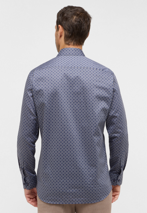 Camasa bleumarine, modern fit, pentru barbati, 100% bumbac, maneca lunga, model  4396/17 X18K Eterna [3]