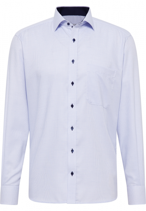 Camasa blue, comfort fit, pentru barbati, 100% bumbac, maneca lunga, model 4671/11 E147 Eterna [3]
