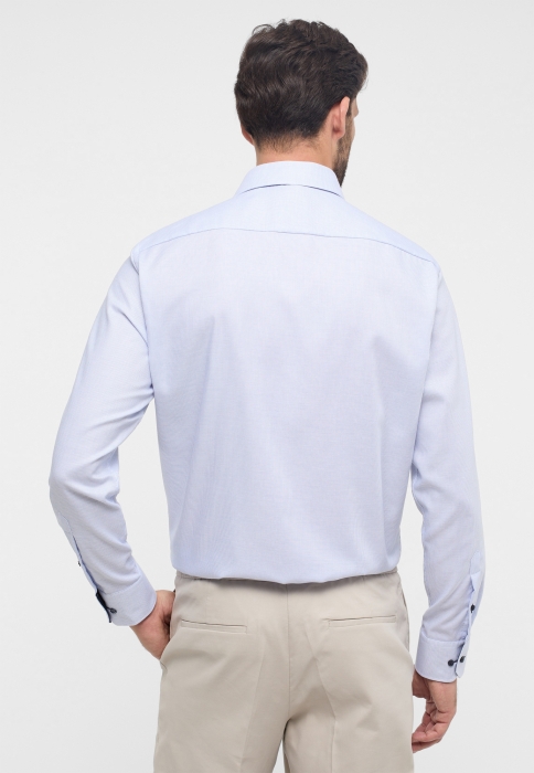 Camasa blue, comfort fit, pentru barbati, 100% bumbac, maneca lunga, model 4671/11 E147 Eterna [5]