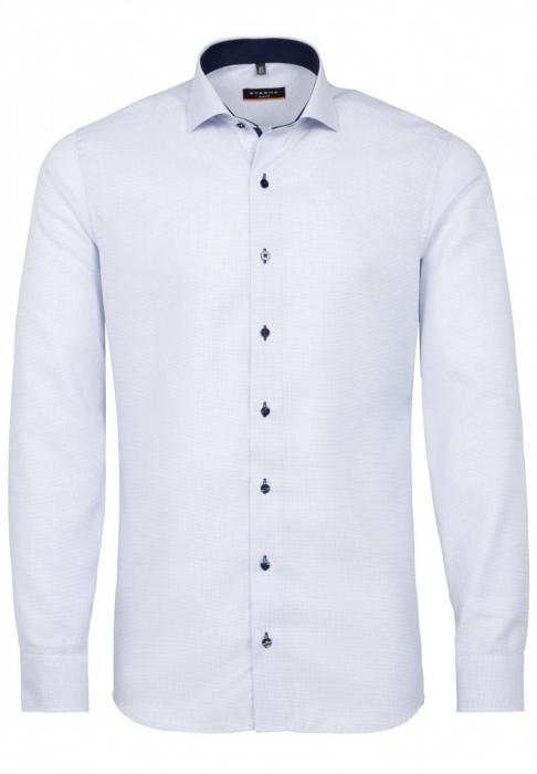 Camasa carouri fine, slim fit, pentru barbati, 100% bumbac, maneca lunga, model 4671/11 F142 Eterna [5]