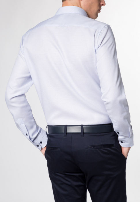 Camasa carouri fine, slim fit, pentru barbati, 100% bumbac, maneca lunga, model 4671/11 F142 Eterna [3]