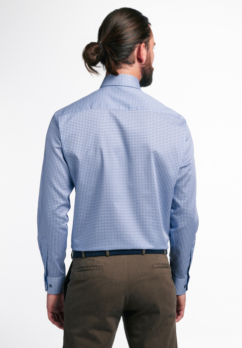Camasa imprimata, modern fit, pentru barbati, 100% bumbac, maneca lunga, model 8043/14 X19P Eterna [3]