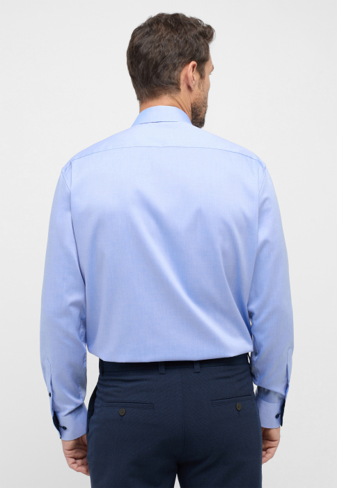 Camasa bleu, confort fit, pentru barbati, 100% bumbac, maneca lunga, model 8100/12 E137 Eterna [3]