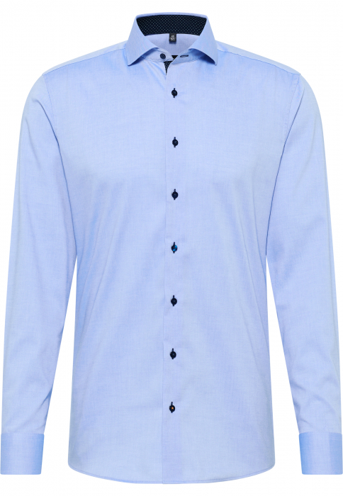 Camasa bleu, slim fit, pentru barbati, 100% bumbac, maneca lunga, model 8100/12 F132 Eterna [5]