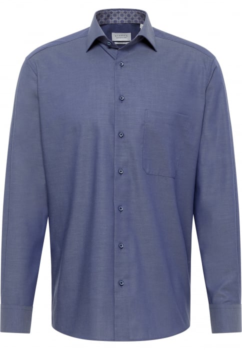 Camasa bleumarin, comfort fit, pentru barbati, 100% bumbac, maneca lunga, model 8134/07 E15K Eterna [5]