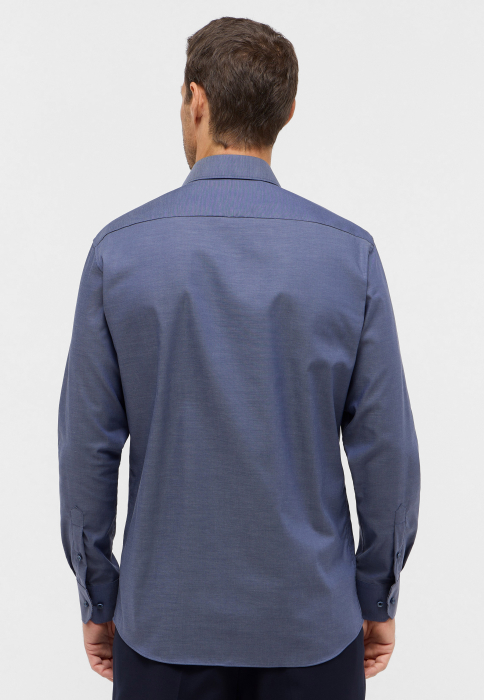 Camasa bleumarin, modern fit, pentru barbati, 100% bumbac, maneca lunga, model  8134/07 X15K Eterna [3]