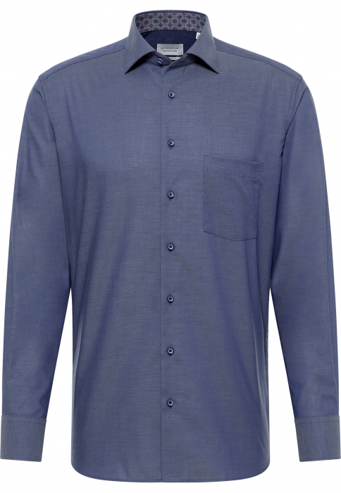 Camasa bleumarin, modern fit, pentru barbati, 100% bumbac, maneca lunga, model  8134/07 X15K Eterna [5]
