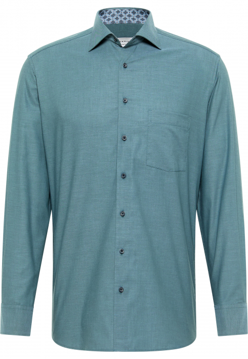 Camasa verde, modern fit, pentru barbati, 100% bumbac, maneca lunga, model  8134/22 X15K Eterna [6]