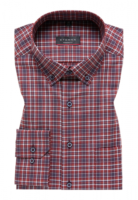 Camasa visinie, modern fit, pentru barbati, 100% bumbac,  cu maneca lunga, model 8152/58 X18U Eterna [6]