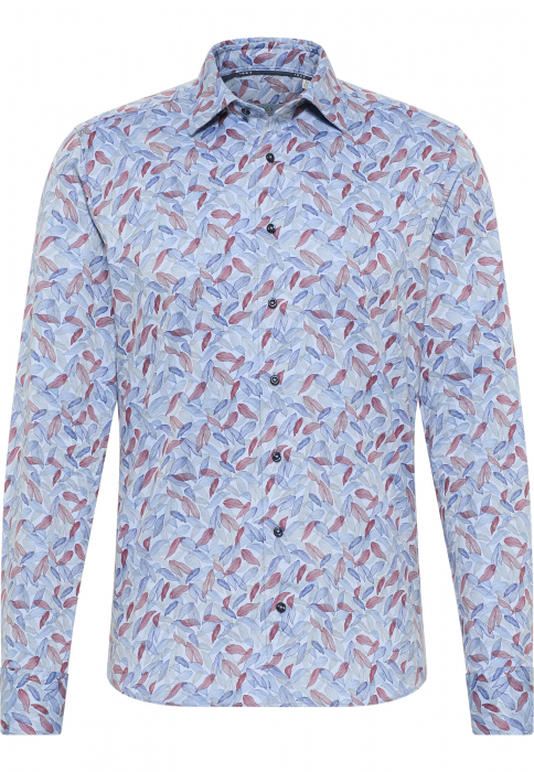 Camasa blue, slim fit, pentru barbati, 100% bumbac, maneca lunga, model 8160/57 FS8P Eterna 41 [5]